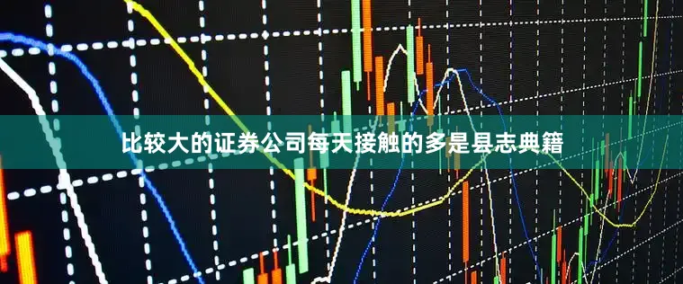 比较大的证券公司每天接触的多是县志典籍