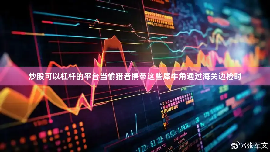 炒股可以杠杆的平台当偷猎者携带这些犀牛角通过海关边检时