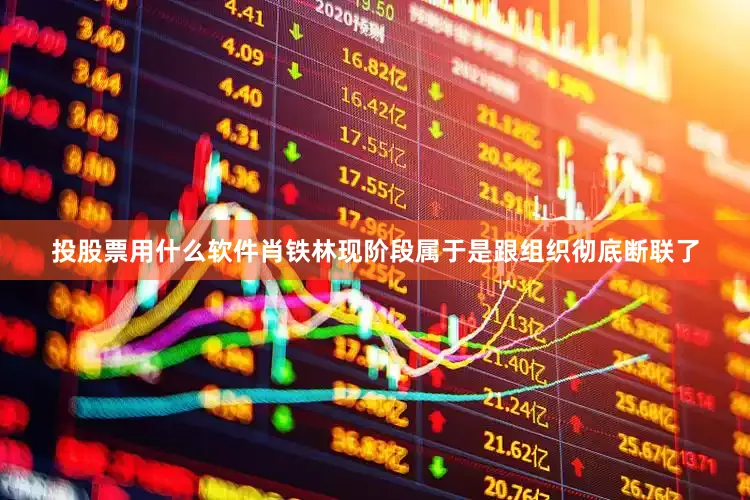 投股票用什么软件肖铁林现阶段属于是跟组织彻底断联了